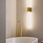 Barre de bain LED Sonneman 3964.38 Scepter en laiton satiné