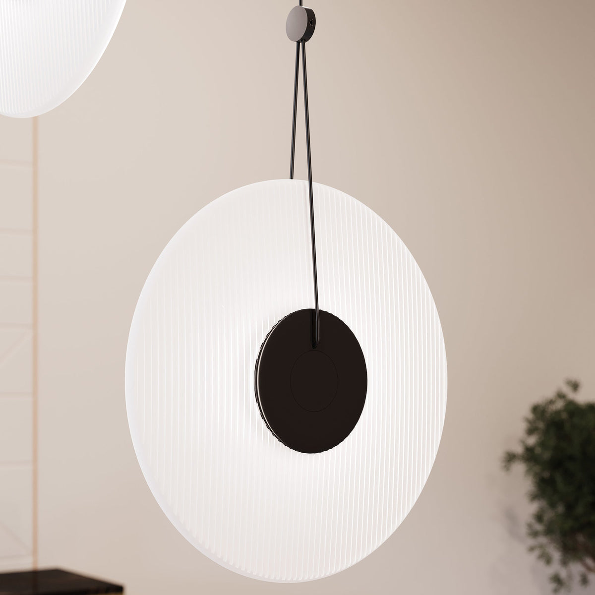 Sonneman 3115.25E Méclisse LED Suspension en noir satiné