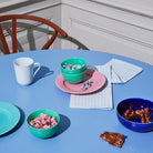 Lyngby Porcelæn 201930 Rhombe Color Plate in Rose