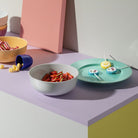 Lyngby Porcelæn 201990 Rhombe Color Plate in Aqua