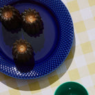 Lyngby Porcelæn 201936 Rhombe Color Plate in Dark Blue