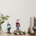 Kay Bojesen 39410 Figurine de Noël en bois skieur multicolore
