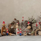 Kay Bojesen 39435 Christmas Ole Wooden Figurine in Red/Blue/White