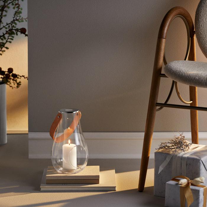 Holmegaard 4343501 Lanterne Design With Light transparente