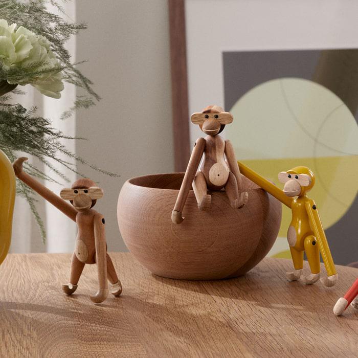 Kay Bojesen 39249 Monkey Wooden Figurine in Teak/Limba