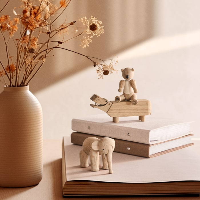 Kay Bojesen 39366 Ensemble de figurines en bois Liliput en chêne
