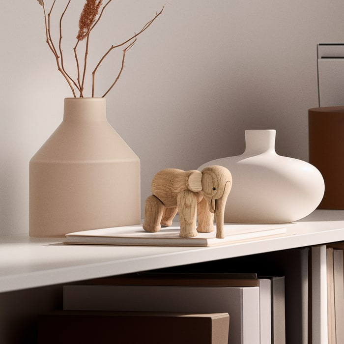 Kay Bojesen 39543 Elephant Wooden Figurine in Oak