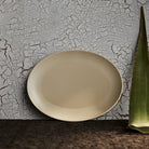 Lyngby Porcelæn 201871 Rhombe Earth Oval Serving Dish in Marble