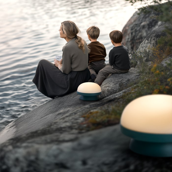 Rosendahl 26347 Soft Spot Solar Dots in Forest Green