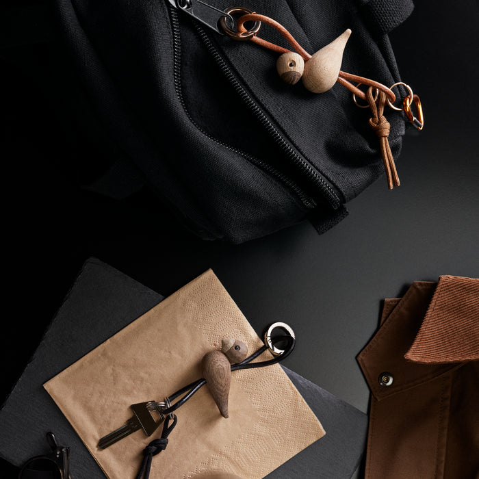 Kay Bojesen 39665 Breloque de sac oiseau en chêne