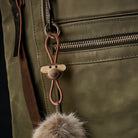 Porte-clés singe Kay Bojesen 39807 en teck/limba doré