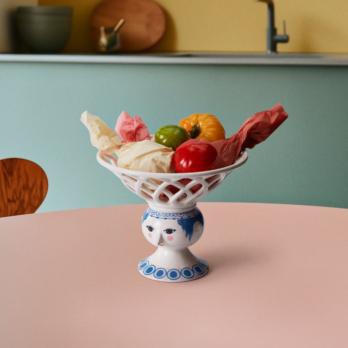 Bjørn Wiinblad 53045 Dora Fruit Bowl in Blue