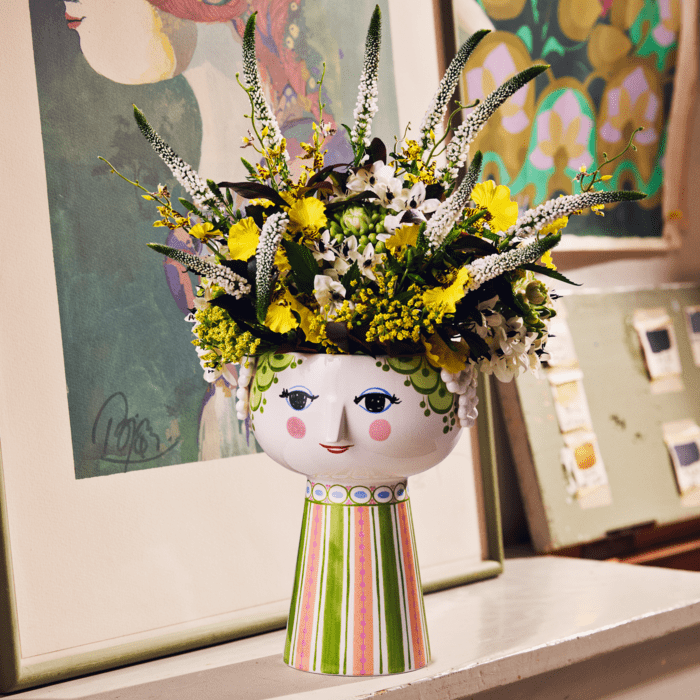Bjørn Wiinblad 56552 Eva Vase in Green
