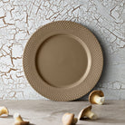 Lyngby Porcelæn 201807 Rhombe Earth Plate in Clay