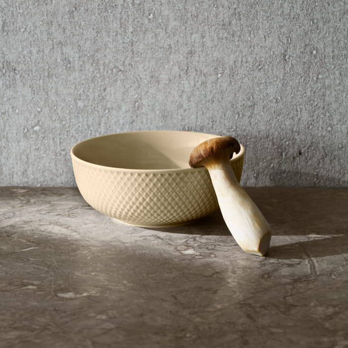 Lyngby Porcelæn 201823 Bol Rhombe Earth en marbre