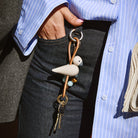 Kay Bojesen 39586 Bird Bag Charm in Sand