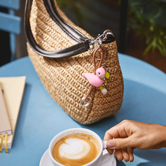 Kay Bojesen 39830 Breloque de sac oiseau en rose