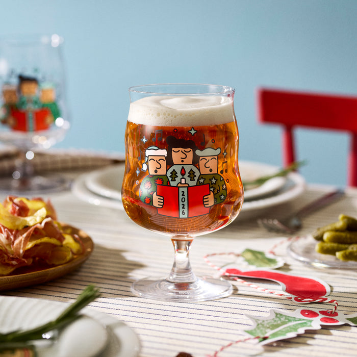 Holmegaard 4300548 Mikkeller Verre à bière universel de Noël 2026 transparent avec décoration