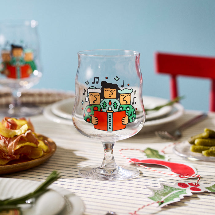 Holmegaard 4300548 Mikkeller Verre à bière universel de Noël 2026 transparent avec décoration