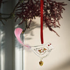 Holmegaard 4800599 Ann-Sofi Romme Oiseau de Noël annuel 2026 Transparent