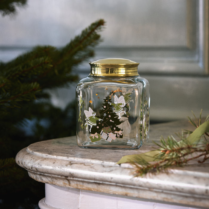Holmegaard 4800633 Christmas Biscuit Jar 2026 in Multi