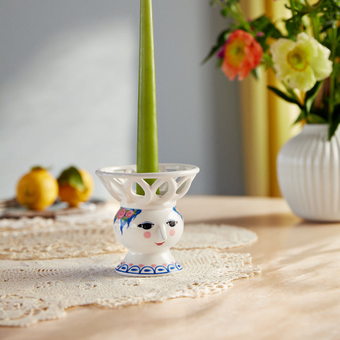 Bjørn Wiinblad 56596 Dora Candle Holder in Blue