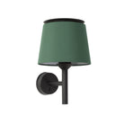 Faro Barcelona 20301-94-US Savoy Wall Sconce in Black/Green