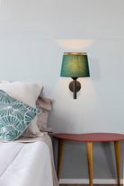 Faro Barcelona 20301-94-US Savoy Wall Sconce in Black/Green