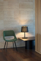 Faro Barcelona 20305-83-US Savoy Table Lamp in Black/Black