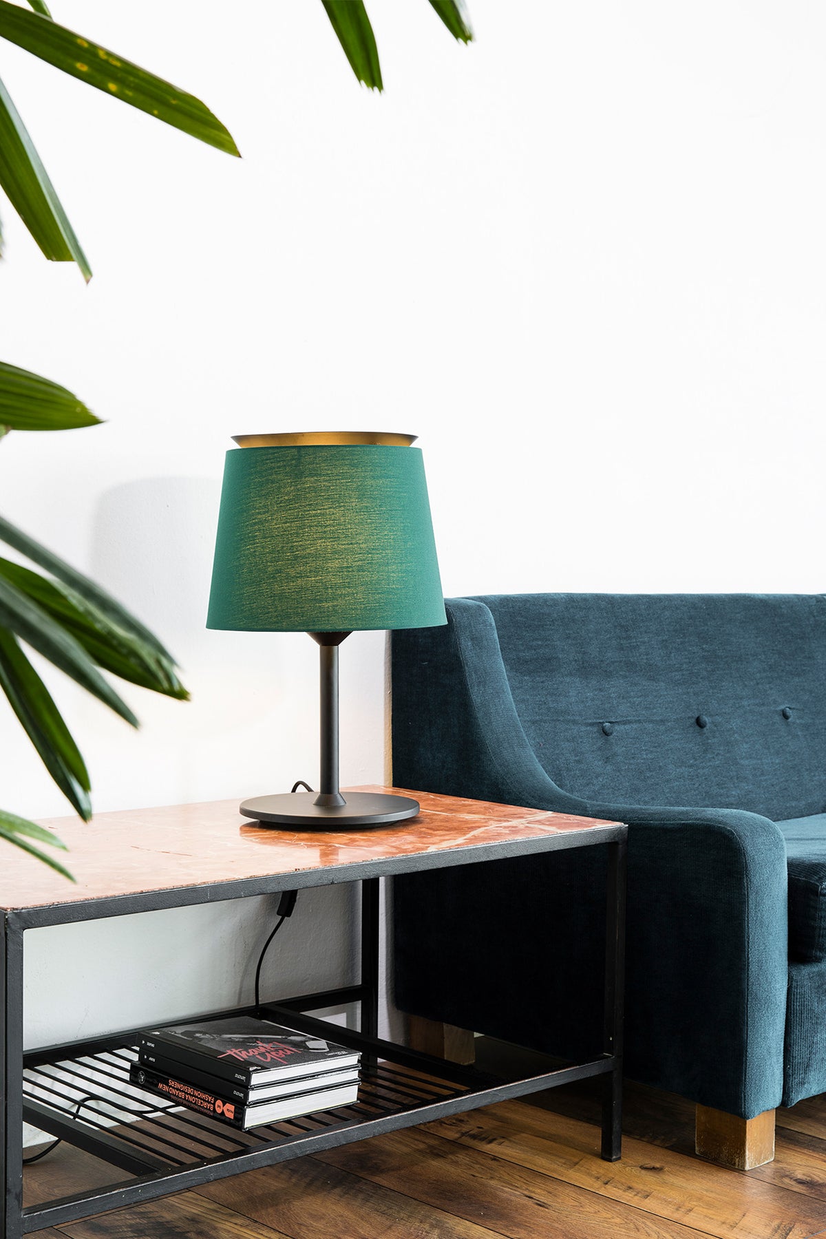 Faro Barcelona 20305-84-US Savoy Table Lamp in Black/Green