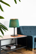 Faro Barcelona 20305-84-US Savoy Table Lamp in Black/Green