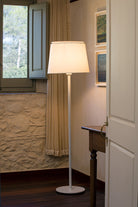 Faro Barcelona 20306-85-US Savoy Floor Lamp in White/White