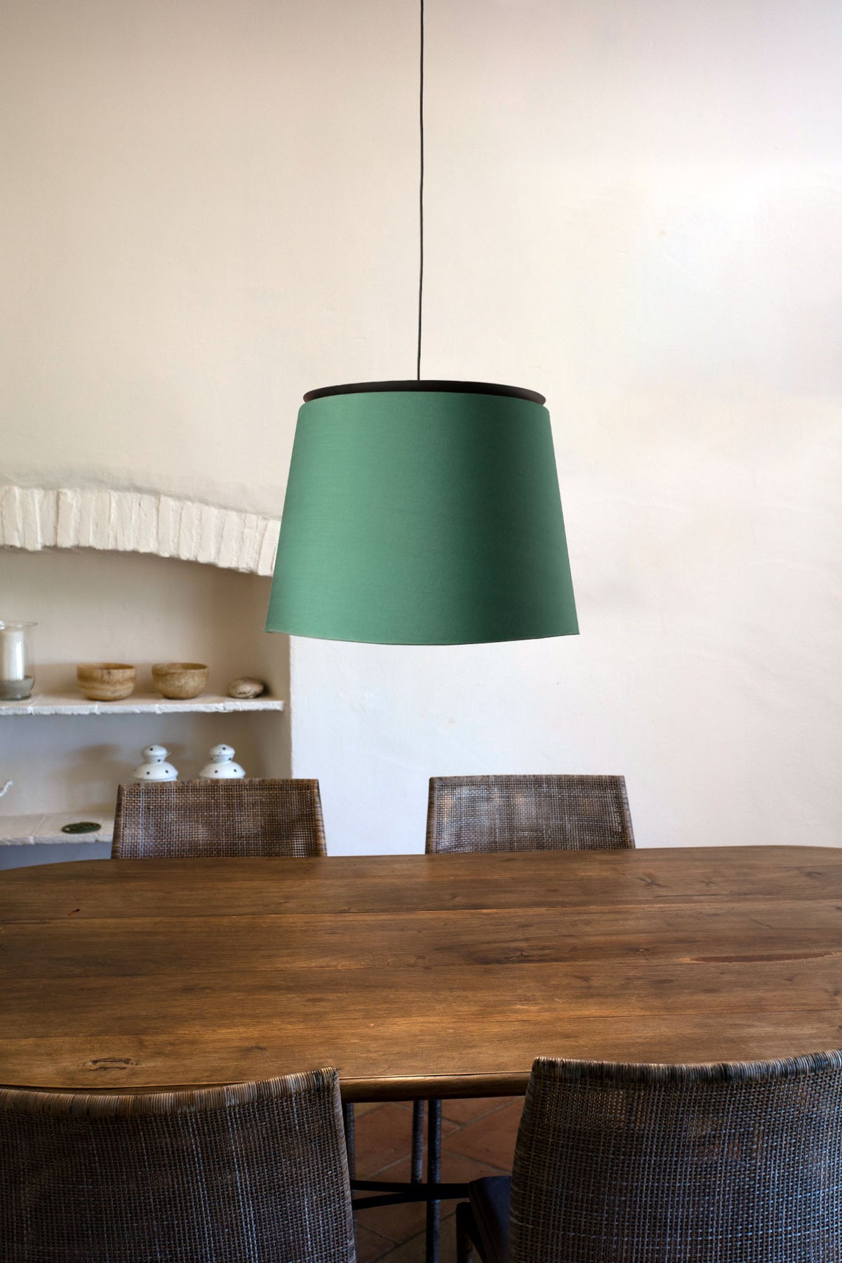 Faro Barcelona 20309-91-US Savoy Pendant in Black/Green