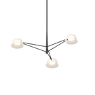 Sonneman 2033,25W Ray Suspendu en noir satiné