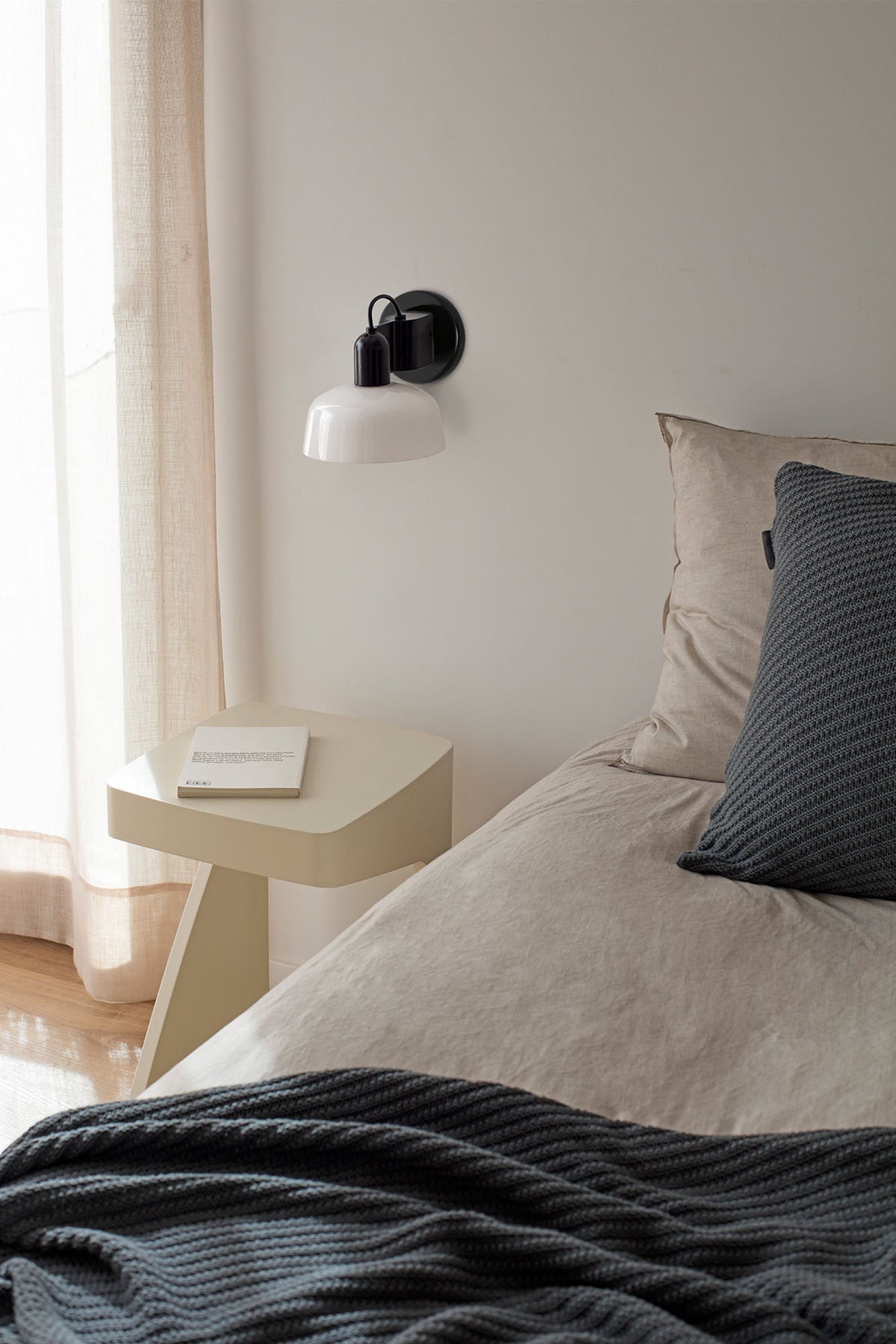 Faro Barcelona 20335-116-US Tatawin Wall Sconce in White Glass