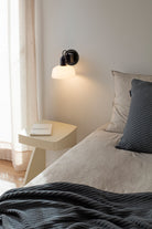 Faro Barcelona 20335-116-US Tatawin Wall Sconce in White Glass