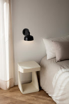 Faro Barcelona 20335-117-US Tatawin Wall Sconce in Black Glass