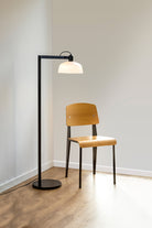 Faro Barcelona 20336-119-US Tatawin Floor Lamp in White Glass
