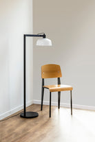 Faro Barcelona 20336-119-US Tatawin Floor Lamp in White Glass