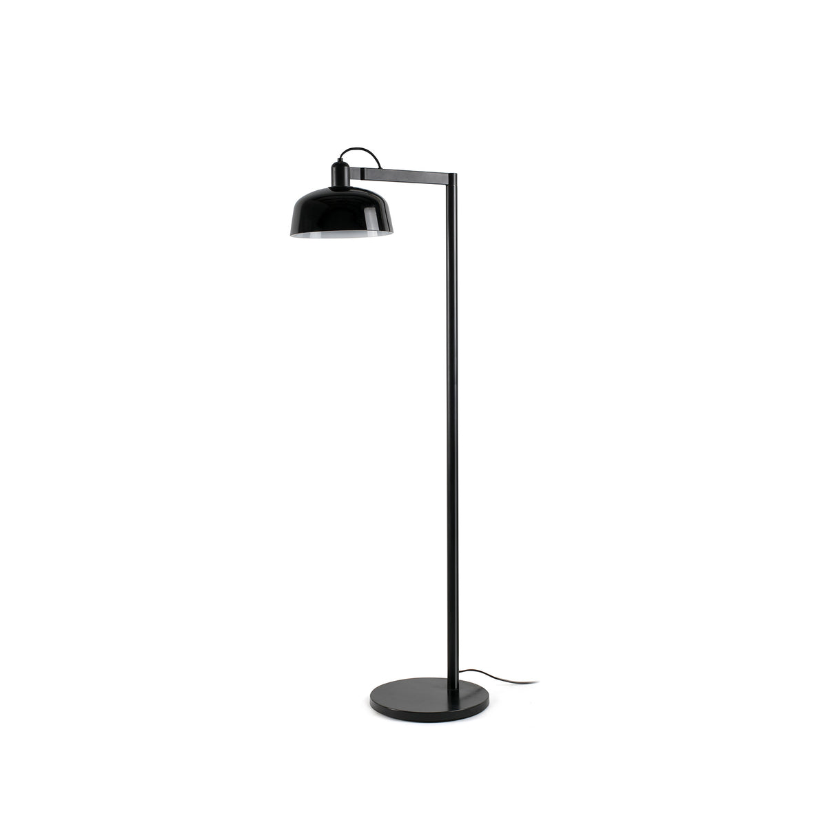 Faro Barcelona 20336-120-US Tatawin Floor Lamp in Black Glass