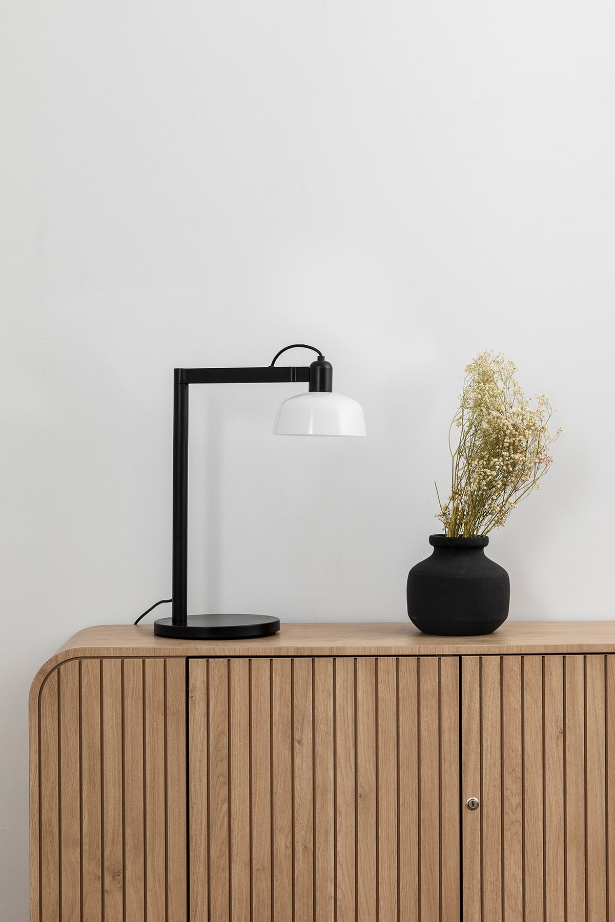 Faro Barcelona 20337-116-US Tatawin Table Lamp in White Glass
