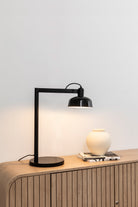 Faro Barcelona 20337-117-US Tatawin Table Lamp in Black Glass