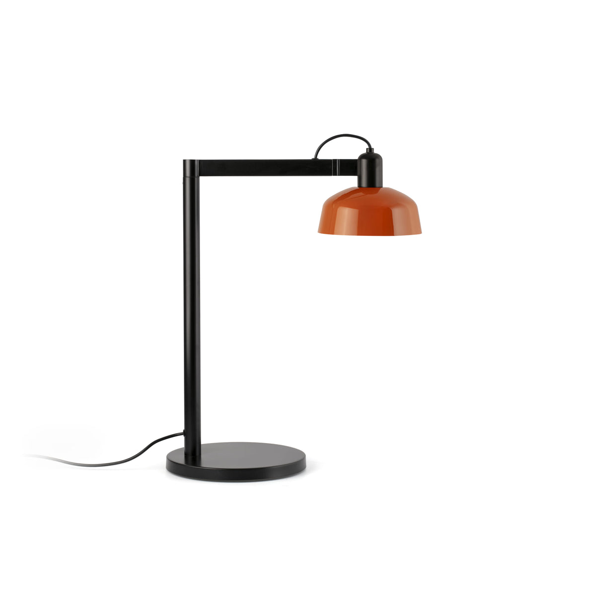 Faro Barcelona 20337-143-US Tatawin Table Lamp in Reddish Orange Metal