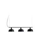 Faro Barcelona 20338-120-US Tatawin 3-Light Linear Suspension in Black Glass