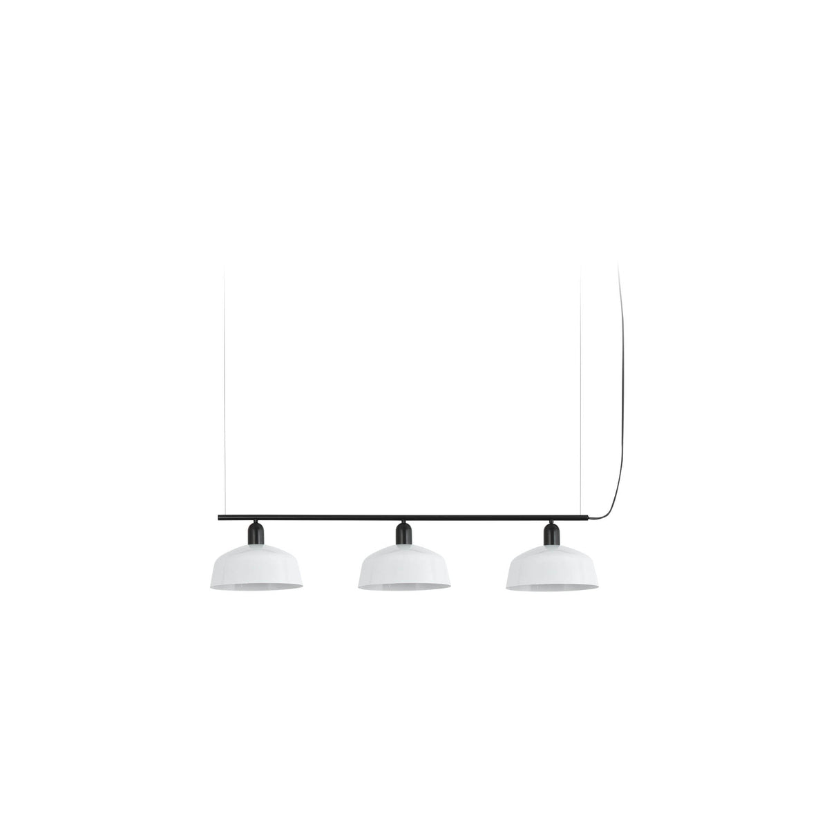 Faro Barcelona 20338-145-US Tatawin 3-Light Linear Suspension in White Metal