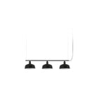 Faro Barcelona 20338-146-US Tatawin 3-Light Linear Suspension in Black Metal