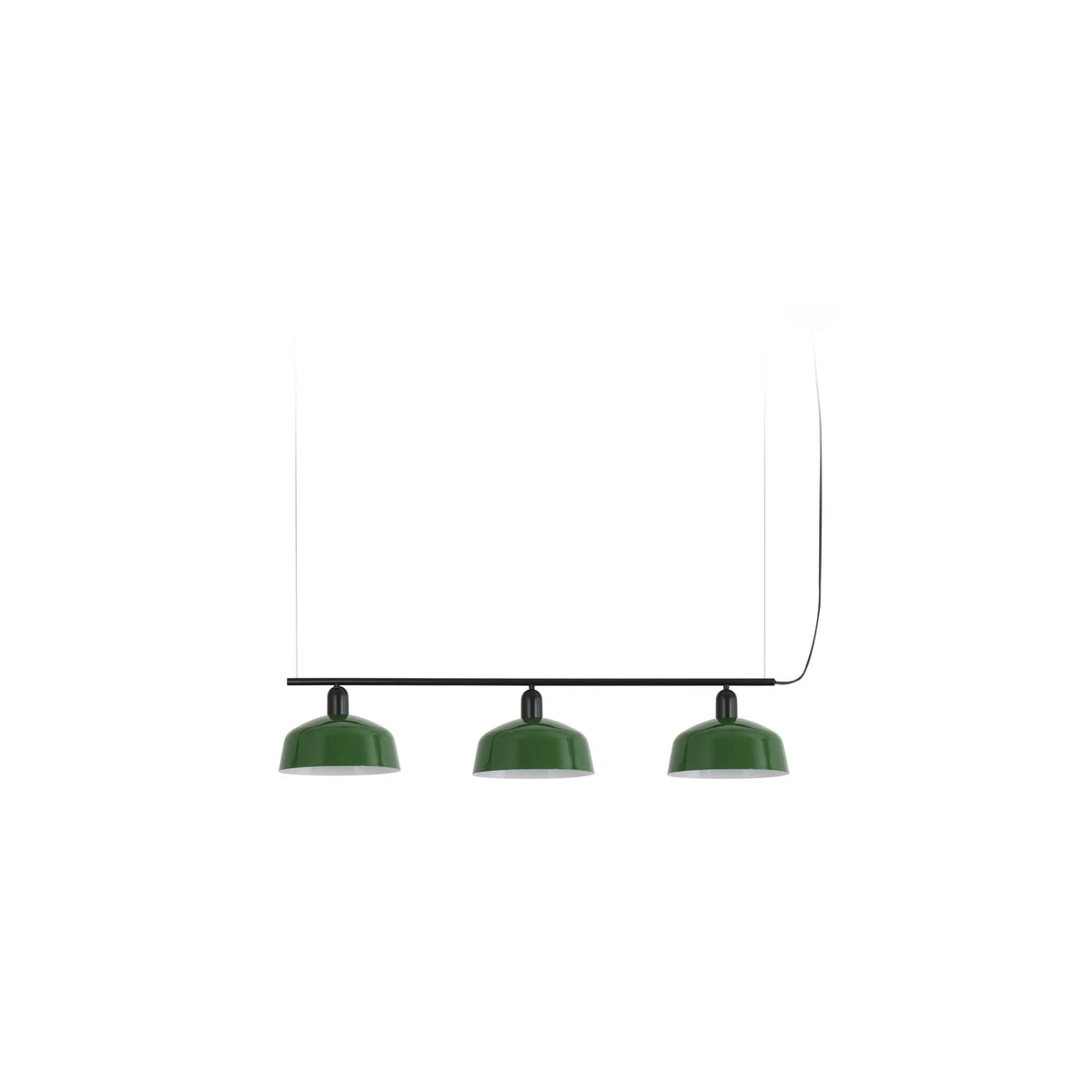 Faro Barcelona 20338-149-US Tatawin 3-Light Linear Suspension in Green Metal