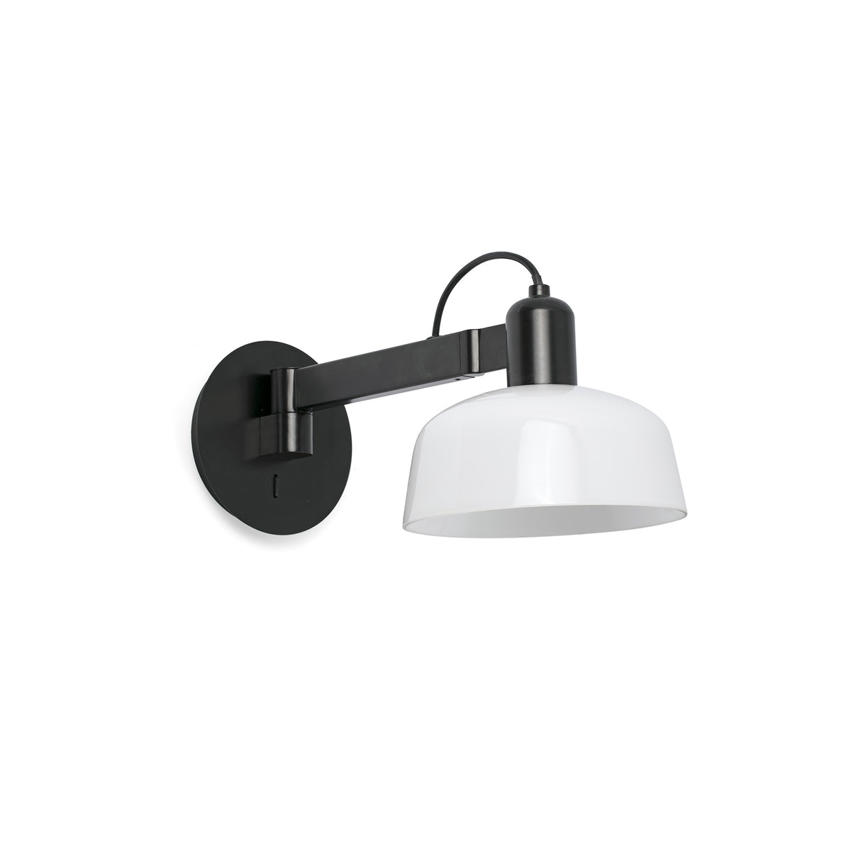 Faro Barcelona 20342-140-US Tatawin Wall Sconce with Arm in White Metal