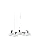 Faro Barcelona 20343-119-5L-US Tatawin 5-Light Ring Pendant in White Glass
