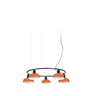 Faro Barcelona 20343-143-5L-US Tatawin 5-Light Ring Pendant in Reddish Orange Metal
